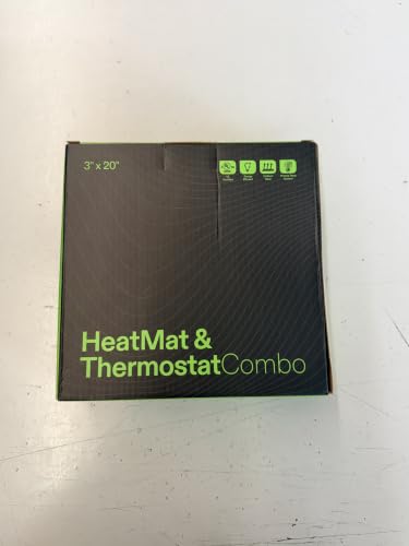 VIVOSUN 3" x 20" Seedling Heat Mat and Digital Thermostat Combo Set, UL & MET-Certified Heating Pad for Hydroponic, Kombucha Tea, Brewing, Fermentation & Plant Germination - size: 3"x20"