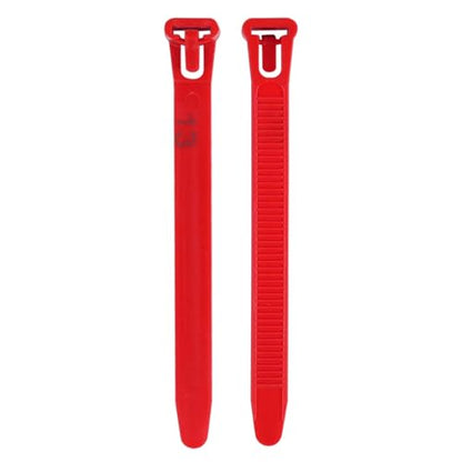 Chicken Leg Bands 300 Pcs Adjustable Chicken Foot Ring 8~28mm Turkey Goose Duck Poultry Rings Bird Carry Marking Cards(Red) - color: Red