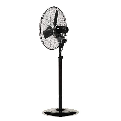 TPI Corporation CACU-24-P, 24-Inch High-Velocity Non-Oscillating Pedestal Mount Fan for Commercial & Industrial, Garage, Gym, Outdoor, Patio, 120 Volt - size: 24”, style: Pedestal