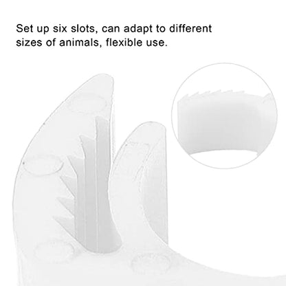 100Pcs Colorful Plastic Chicken Leg Buckle Rings, Retractable Poultry Identification Bands for Chicken Duck Bird, Safe and Material for Poultry Feeding Supplies (White (100 Pieces per Pack)) - color: White (100 pieces per pack)