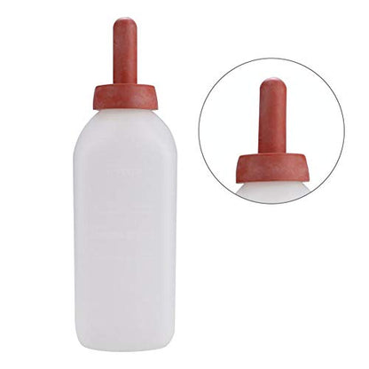 Livestock Milk Feeder Bottle, 2L Nursing Bottle Set for Calf, Sheep, Lamb, Cow