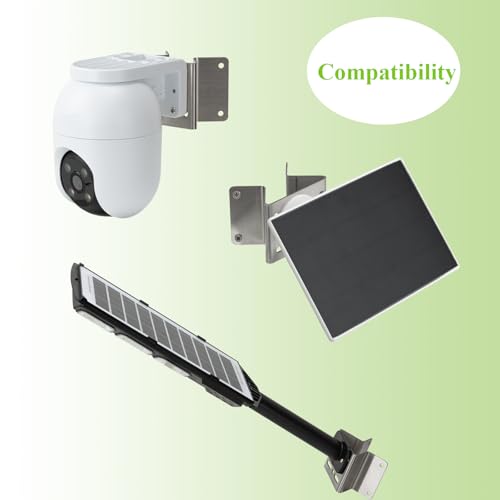 Exterior Outside Wall Corner Mount Compatible with Eufy S340/S330/E30 | Solid Weatherproof Mounting Bracket 270° Wider View Angle for CCTV Security Camera PTZ Dome Outdoor AP CPE