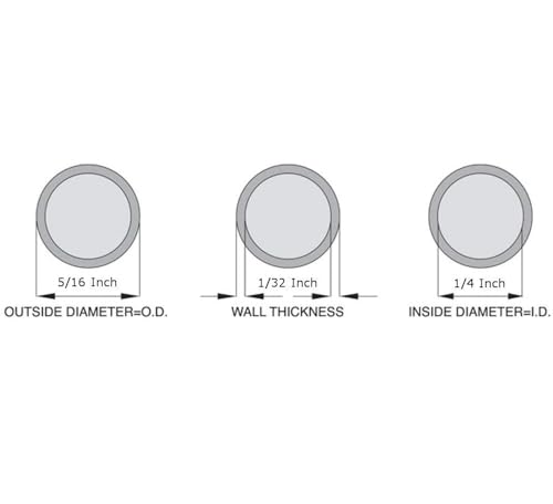 OCS Parts Silicone Tubing | 1/4" ID x 5/16" OD | 25 Feet | Multipurpose Silicone Tubing | High Temperature, Food Grade Silicone Hose Tubing for Brewing, Food, Fluid, and Gas Transfer - size: 1/4" ID x 5/16" OD, style: 25 Feet