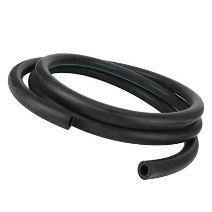 3/8 ID Tubing Black Silicone Rubber Milk Hose, Flexible Milking Machine Tube Pipe - Food Grade, Wear, Easy Replacement for Dairy Farming