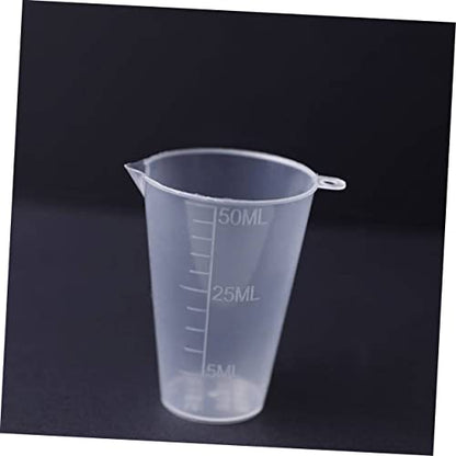 40pcs Farm Measuring Cup Accurate Liquid Measuring Tools Plastic with Scales for Garden Orchard Use and Leakproof Design