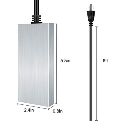 Thermostatic Chicken Water De-Icer – 250 Watt Submersible Aluminum Heater, Stops Ice Formation