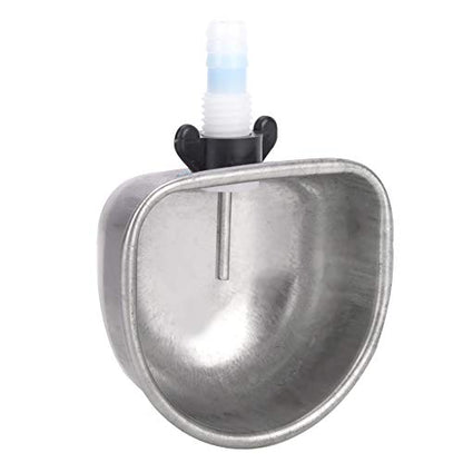 Rabbit Drinking Water Bowl,10 Sets Stainless Steel Rabbit Drinker,Rabbit Breeding Equipment Anti Scratch Stainless Steel Nipple Drinking(Fission) - size: fission