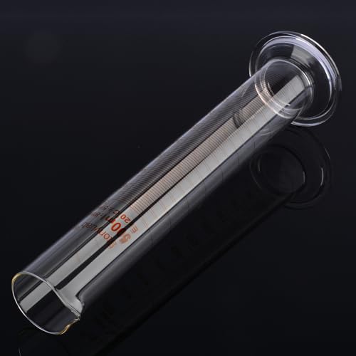 stonylab 1-Pack Graduated Cylinder, Borosilicate Glass 500 ml Heavy Wall Graduated Glass Measuring Cylinder - size: 500 ml