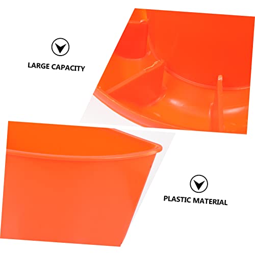 KESYOO Automatic Piglet Feeding Trough Compartment Livestock Feeder Easy Install Thicken Plastic Pig Feed Pan