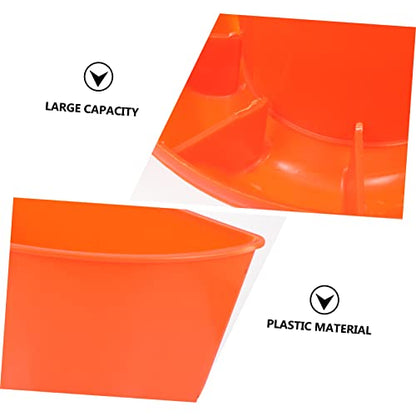 KESYOO Automatic Piglet Feeding Trough Compartment Livestock Feeder Easy Install Thicken Plastic Pig Feed Pan