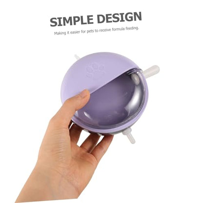 BESPORTBLE Puppy Kitten Feeder Bowl Multiple Pacifiers for Easy Feeding for Newborn Pets Pet Nursing Station Detachable and Easy to