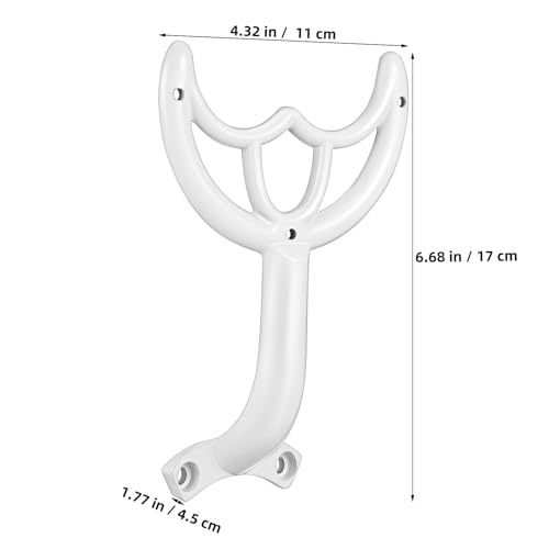DOITOOL Replacement Ceiling Fan Blades Arms: White Finish Ceiling Fan Blades Arm Bracket for Replacing to Keep It Works Well