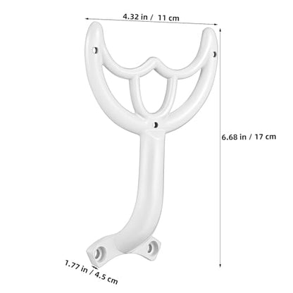 DOITOOL Replacement Ceiling Fan Blades Arms: White Finish Ceiling Fan Blades Arm Bracket for Replacing to Keep It Works Well