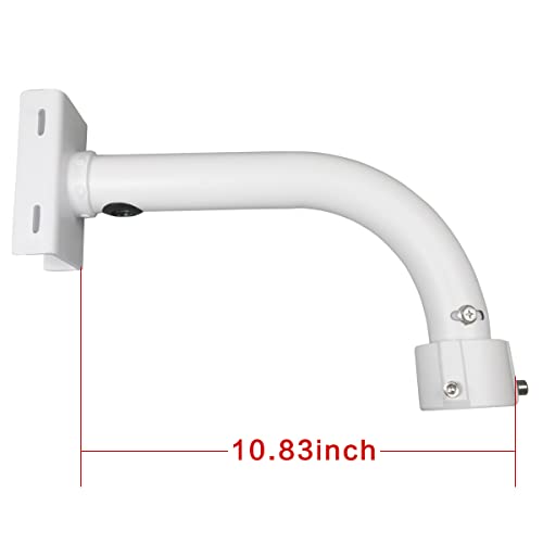 Security Camera Mount Bracket, Dome PTZ Camera Mount Universal Camera Pole Mount Bracket for CCTV Security Camera/IP Camera, L Type