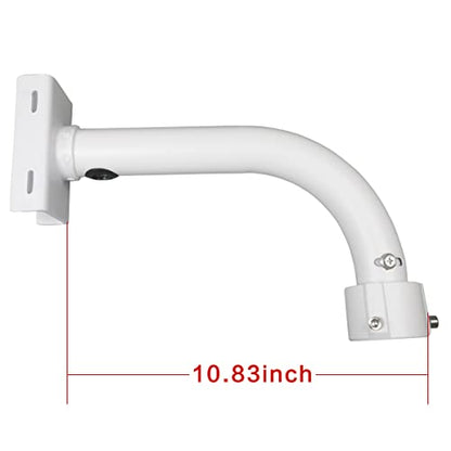 Security Camera Mount Bracket, Dome PTZ Camera Mount Universal Camera Pole Mount Bracket for CCTV Security Camera/IP Camera, L Type