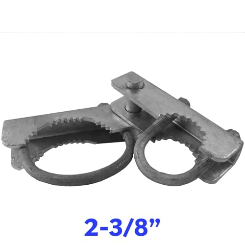 Chain Link Fence 180 Degree Commercial Duty Gate Hinge - for 4" Outside Diameter Gate Post/Pipe & 1-5/8 Thru 1-7/8" Gate Frames. CASE Qty 10 - size: 4" Post - Case(10 Pack)