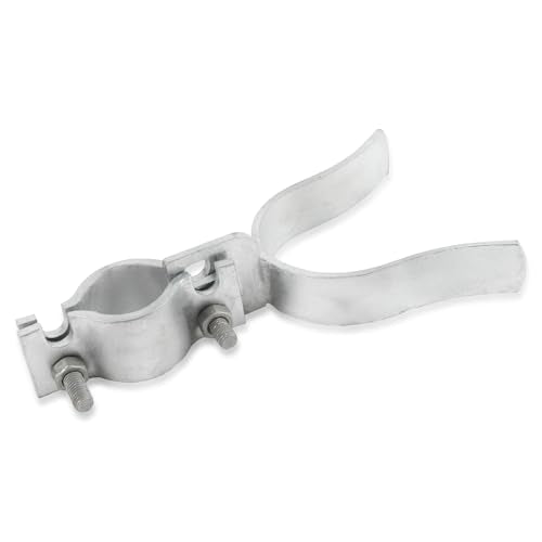 Wmebee1-3/8" x 2-7/8" Chain Link Fence Gate Fork Latch - Fence Gate Latch - Galvanized Fence Gate Latch with Hole for Padlock, Chain Link Gate Latch (Silver, 1-3/8" x 2-7/8") - color: Silver, size: 1-3/8" x 2-7/8"