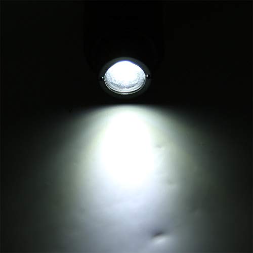 SUNGOOYUE LED Light Egg Candler Tester Plastic Rechargeable Egg Tester Light 15cm Portable Flashlight for Chicken Monitoring in Home Incubator Hatchery Use