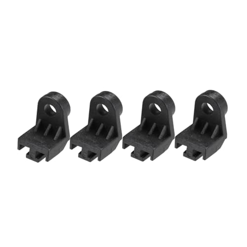 4PCS Electric Radiator Fan Mounting Kit, L Shape Fan Bracket Feet Mounts Legs Install Tabs Universal Plastic Vehicle Engine Radiators Intercooler Cooling Fan Mount Tab - size: 4PCS