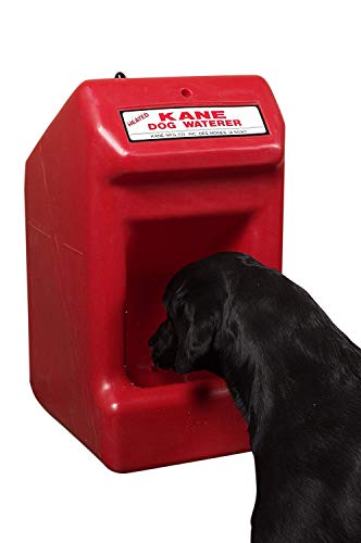 Kane KDW-H Heated Dog/Pet/Small Animal Waterer with Automatic Electric 110V Thermostat To Control Water Temperature, Self-Mounting Brackets Included, 5 Gallon Capacity, 22" x 14" x 12"