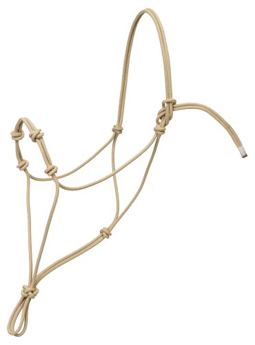 Weaver Leather Silvertip Four Knot Rope Halter - color: Tan, size: Average