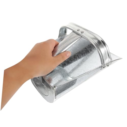 DECHOUS Heavy Duty Stainless Steel Livestock Feed Scoop Handle Farm Food Shovel for Poultry and Livestock Feeding Thicken Garden Shovel Tool for Animal Feed