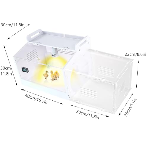 Iarge-Scale Chick brooder Box Quail Cage Egg Incubator Chick Starter Kit Chicken Brooder 20-35