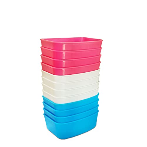 12 Pack Rabbit Feeder Waterer Chicken 15OZ Guinea Pig Cage Bowl Food Water Hanging Watering Container Feeding Dish Coop Cup Treats Drinker for Pigeon Dove Puppy Cat Bird Bath Basin Hamster Bed - size: Pack of 12