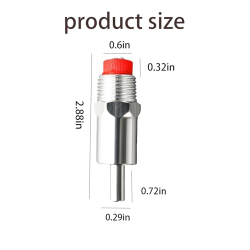 5 PCS of Stainless Steel Pig Water dispensers, red Rubber Nipple Type Pig Automatic Water Dispensers, Can Be Used by Piglets, Sheep, and Goats