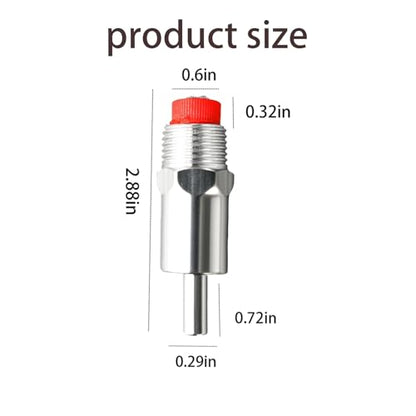 5 PCS of Stainless Steel Pig Water dispensers, red Rubber Nipple Type Pig Automatic Water Dispensers, Can Be Used by Piglets, Sheep, and Goats