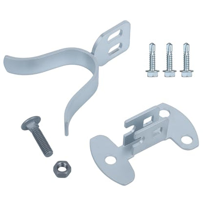 WellMade 1-3/8 Inch Heavy Duty Gate Latch, Wall Mount Fork Latch with Padlock Hole - Chain Link Fence Latch Hardware for Wooden Gates, Dog Kennels & Outdoor Fencing (2 Pack) - size: 2 Pack