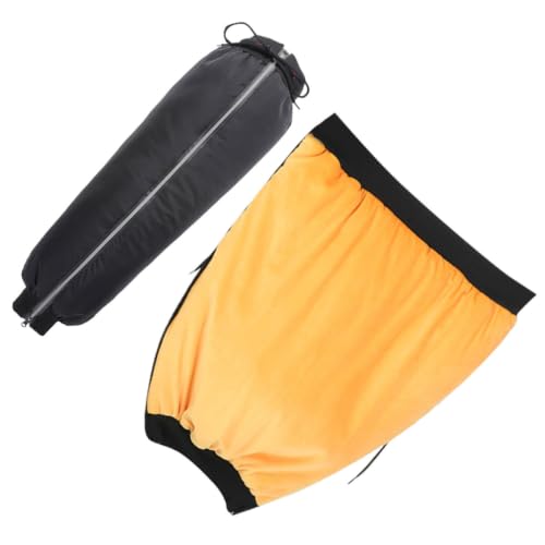 1 Pair Hiking Leg Gaiters Windproof Calf Sleeve with Comfortable Pu and Lint Material for Backpacking and Nighttime Riding Outdoor Leg Protection