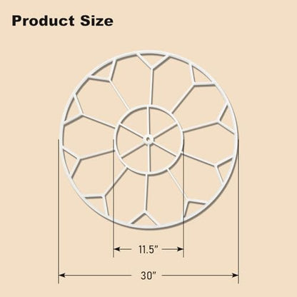 10 Egg Capacity Jumbo Goose Heavy Breeds Tray Compatible with Nurture Right 360 Incubator Turner, White JGT360