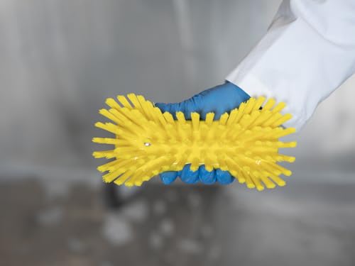 Vikan 38945 Extra Large Hand Brush, Multifunctional, Slip-Resistant Cleaning Tool, Extra Stiff Polypropylene & Polyester Bristle, 9.1", White - color: White