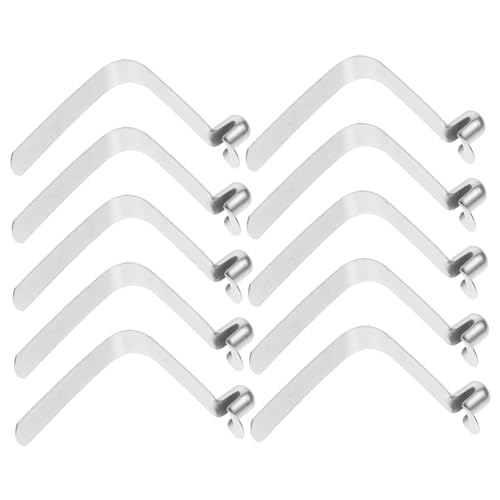 10pcs Cows Spring Clips Tool Dairy Kick-Stop Rod Shrapnel Device for Livestock Stick Management