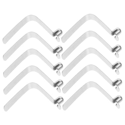 10pcs Cows Spring Clips Tool Dairy Kick-Stop Rod Shrapnel Device for Livestock Stick Management