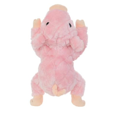 MIGHTY Tuffy 2 Pack Piggy Ultra Durable Plush Dog Toy | Multiple Layers & Reinforced Seams , Washable and Floats , Mighty® Construction - color: 2PK Large Pink Piggy