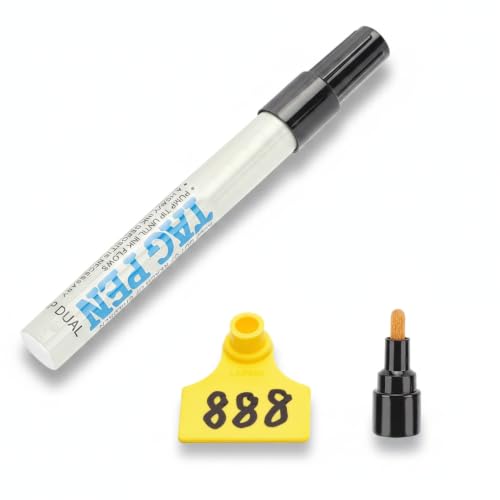 Colorfast Marking Pen Ear Tag Marker Pen for Pig Sheep Cattle Accurate Livestock Ear Tag Identification Tool