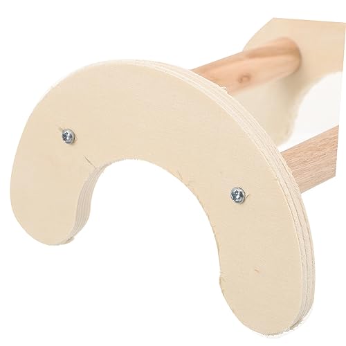 Beaupretty Wooden Chicken Perch Stand for Birds and Roosting Bar for Chickens and Parrots Easy to Install Promotes Fun and Exercise for and Cages