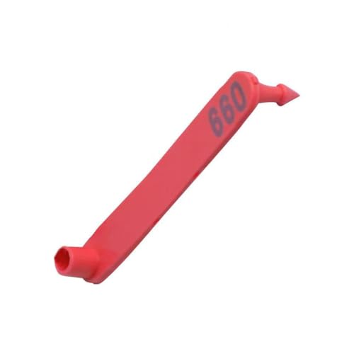 100 pcs Animal Husbandry Ear tag Pig, Pig, Raising Cattle Ear Tags 1-500 Numbered Ear Tags for Cattle Cattle Ear Tags Ear Tags for Goats Sheep and Goat Ear Tags Cow Tags - color: 7.5cm*0.9cm(2.95in*0.35in), size: Red 301-400