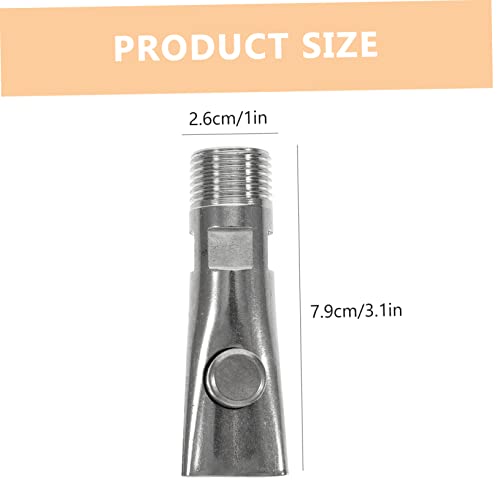 5pcs Automatic Stainless Steel Pig Waterer Piglets Drinking Tools Efficient Nipple Drinkers Leak Design for Livestock Easy Maintenance and Water Conservation