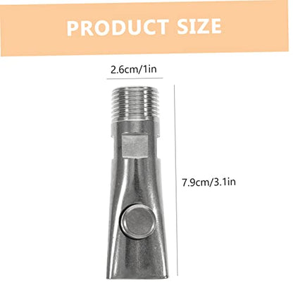 5pcs Automatic Stainless Steel Pig Waterer Piglets Drinking Tools Efficient Nipple Drinkers Leak Design for Livestock Easy Maintenance and Water Conservation