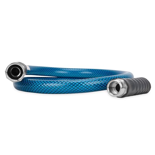 Camco TastePURE 4-Foot Premium Camper/RV Drinking Water Hose - Features a Heavy-Duty No-Kink Design with Strain Relief Ends & 5/8-Inch Inside Diameter - NSF Drinking Water Safe Certified (22813) - size: 4 Feet