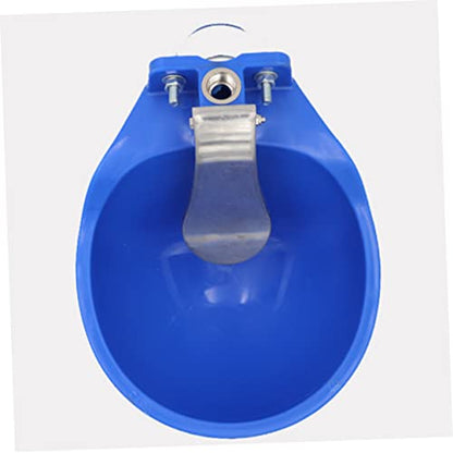 UKCOCO Large Plastic Cow Water Bowl Farm Grade Drinking Trough for Cattle Horses Goats and Sheep Float Valve