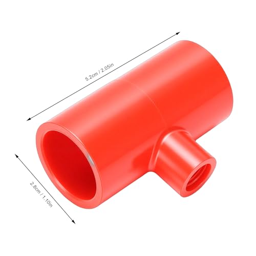 Zunate 20PCS Chicken Waterer PVC Tee Fittings for Automatic Poultry Drinker Nipples, Thickened Connectors for Ducks Quails Rabbits Supply Systems Water Line