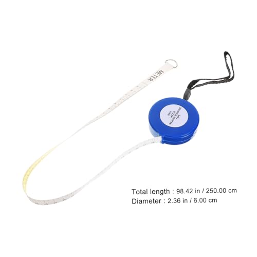 Animal Measuring Tape 2.5m Blue Body Circumference Weight Tape for Goat Pig Cattle Livestock Measurement Tool Style