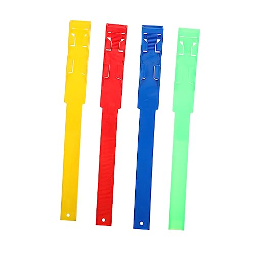 Milisten Colorful Anklets Chicken Leg Bands 4pcs Leg Sign Straps for Cattle Poultry Resistance to Heat Cold