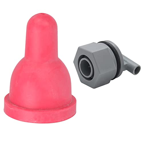 Alomejor Livestock Pacifier Milk Feed Bucket Rubber Nipple Valve for Cattle Sheep Horses Donkeys, Food Grade, Soft and Pliable for Farm Animal Feeding (MP77+MP76A Sheep Pacifier with Valve) - size: MP77+MP76A sheep pacifier with valve