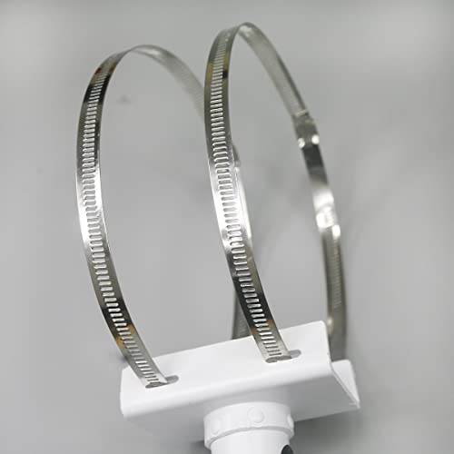 Security Camera Mount Bracket, Dome PTZ Camera Mount Universal Camera Pole Mount Bracket for CCTV Security Camera/IP Camera, L Type