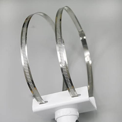 Security Camera Mount Bracket, Dome PTZ Camera Mount Universal Camera Pole Mount Bracket for CCTV Security Camera/IP Camera, L Type